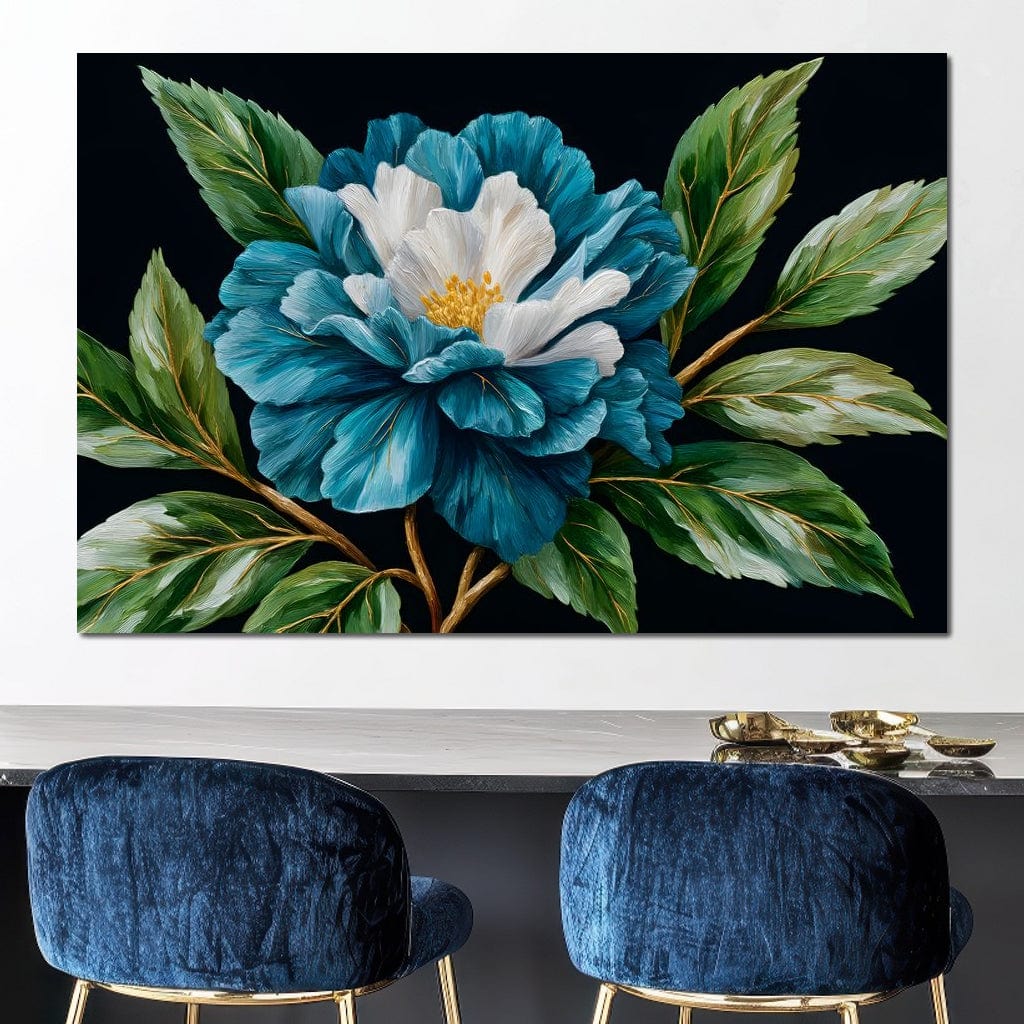 Flourishing Blue Elegance - Image 7