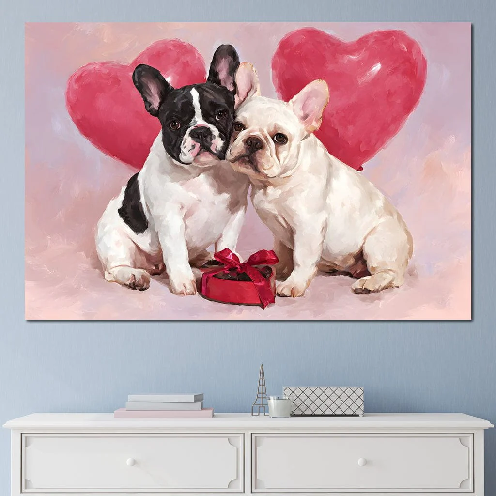 French Bulldog Love Duo Hearts - Image 9