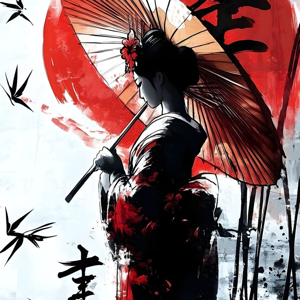 Geisha Elegance Sunlit Shadows - Image 13