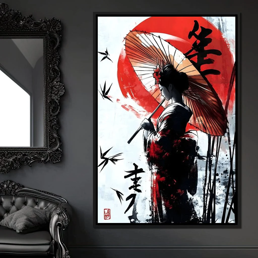 Geisha Elegance Sunlit Shadows - Image 2