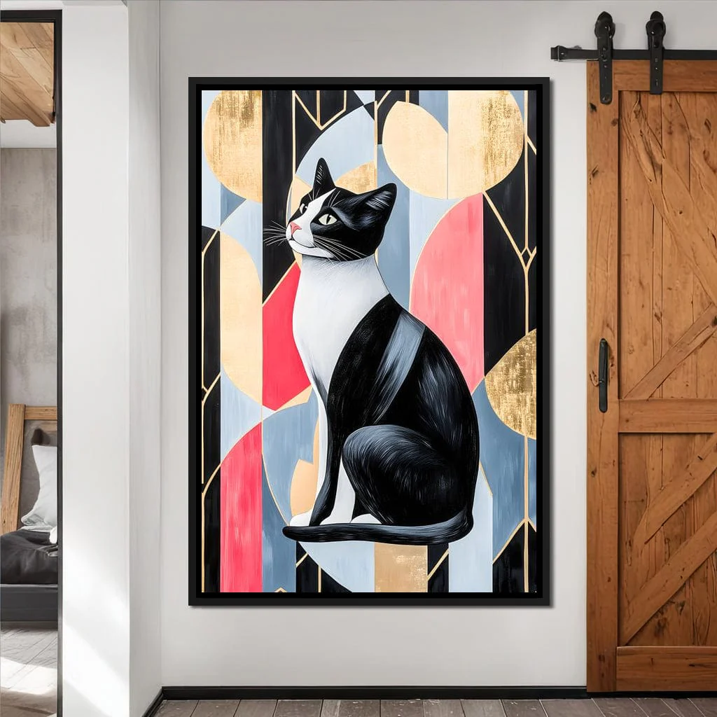 Geometric Feline Elegance - Image 11