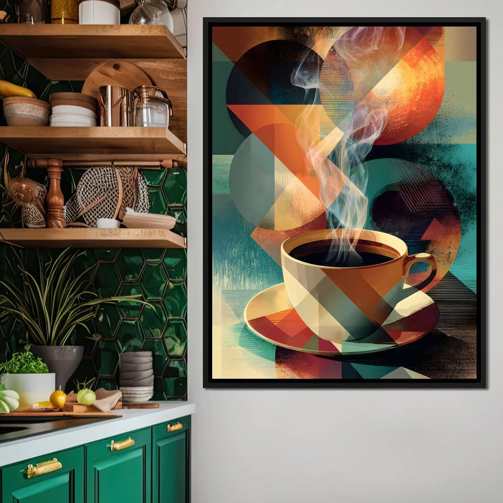 Geometric Morning Steam Ritual - Image 3