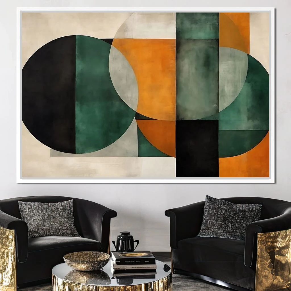 Geometric Ochre Jade Balance - Image 12