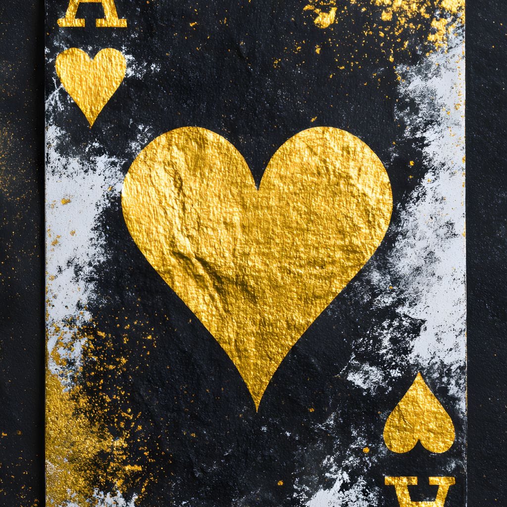 Gilded Ace of Hearts Noir - Image 14