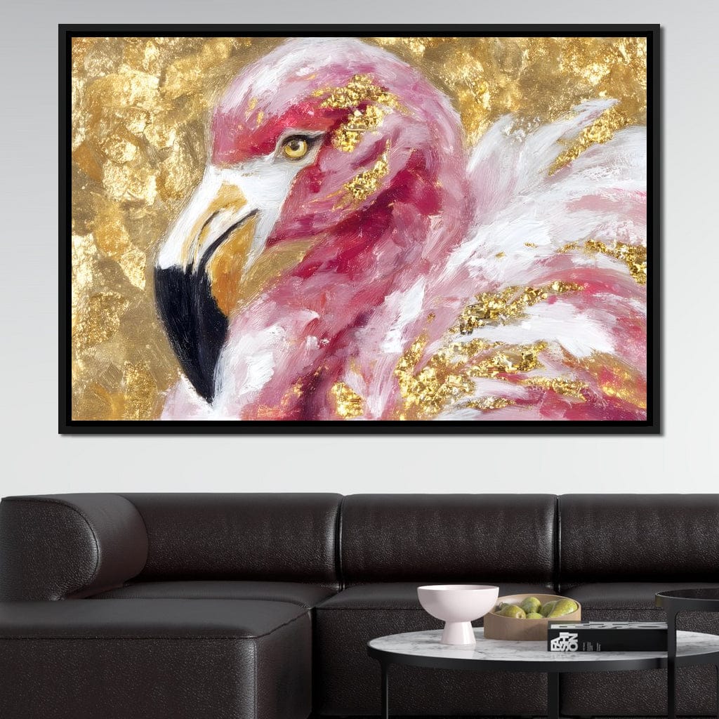 Gilded Flamingo Portrait