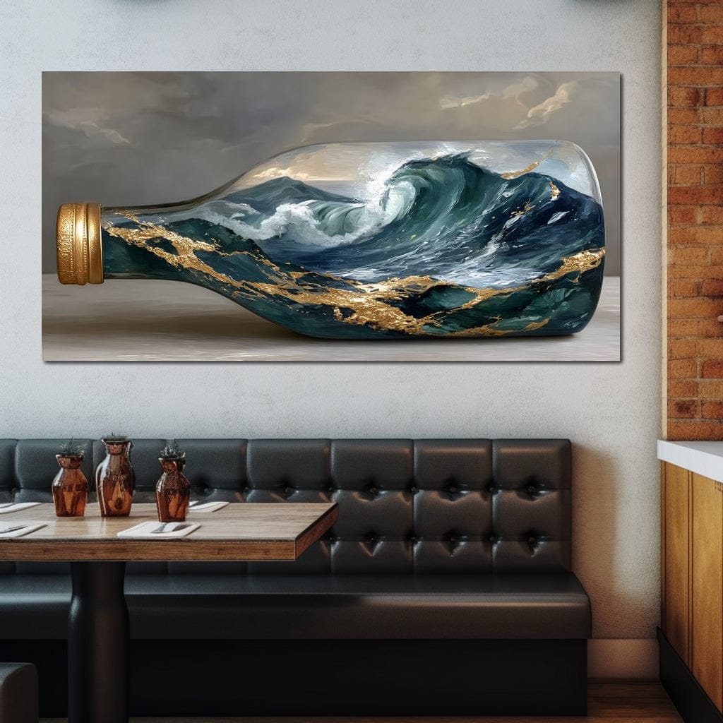 Gilded Ocean Storm Bottle - Image 7