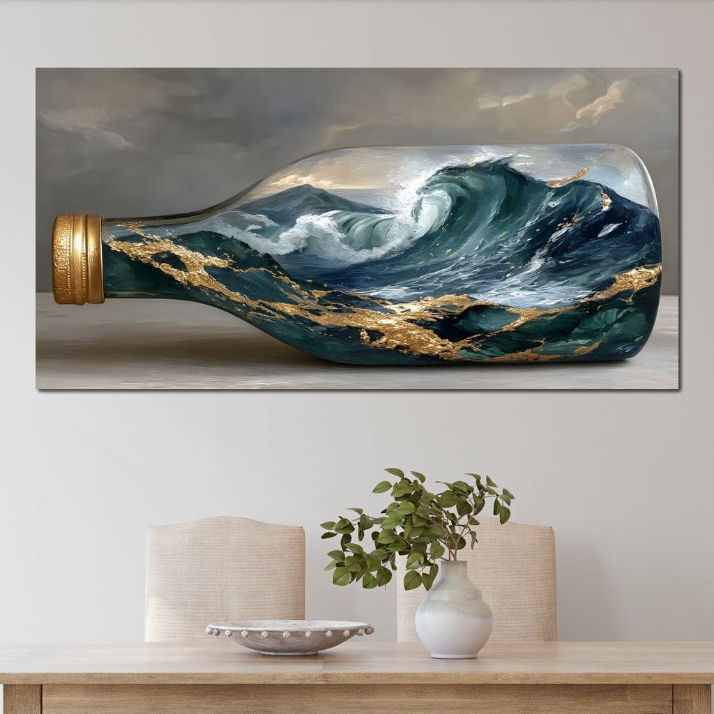 Gilded Ocean Storm Bottle - Image 8