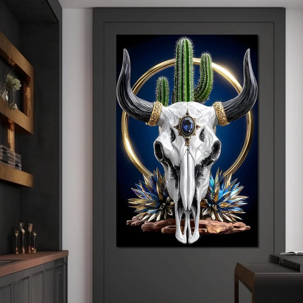 Gilded Skull Haloed Cactus - Image 10
