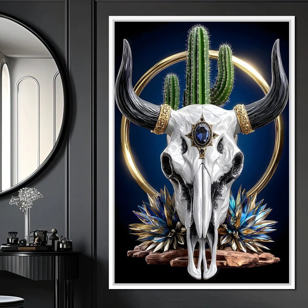 Gilded Skull Haloed Cactus - Image 6