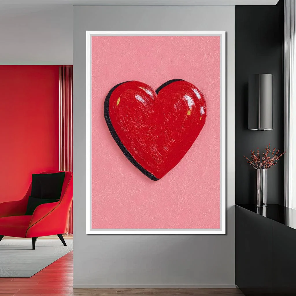 Glossy Red Heart Pop - Image 6