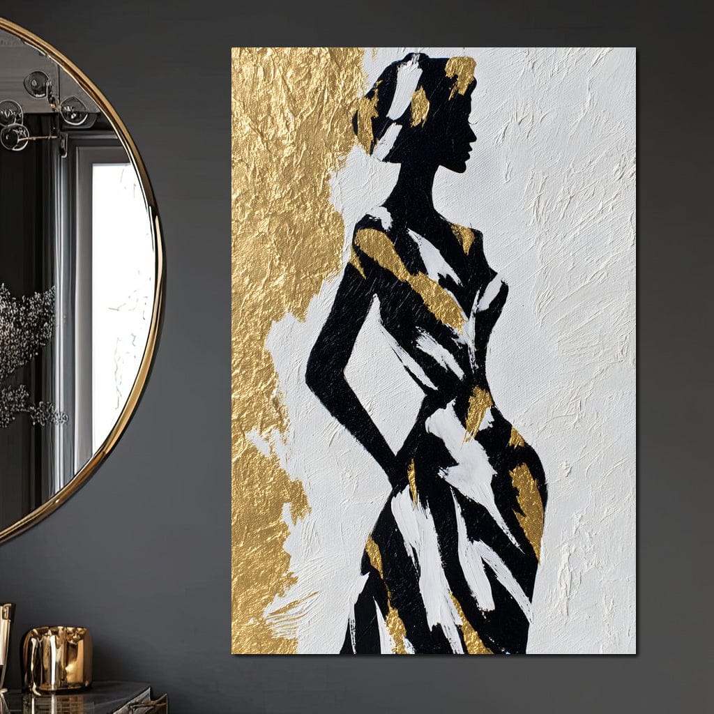 Gold Leaf Fashion Silhouette - Image 10
