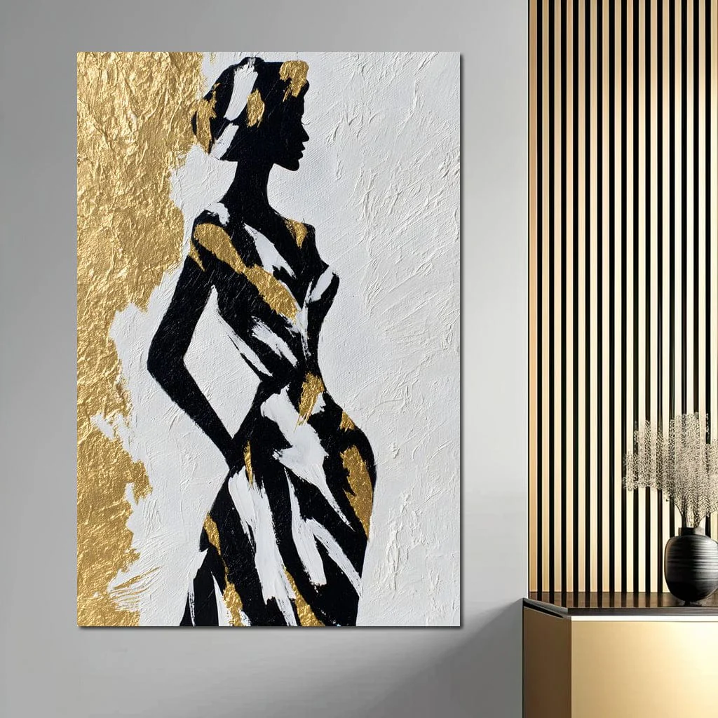 Gold Leaf Fashion Silhouette - Image 11