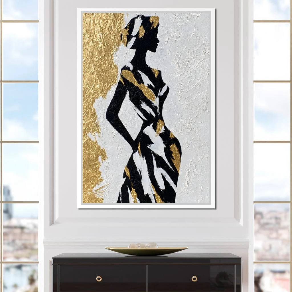 Gold Leaf Fashion Silhouette - Image 4