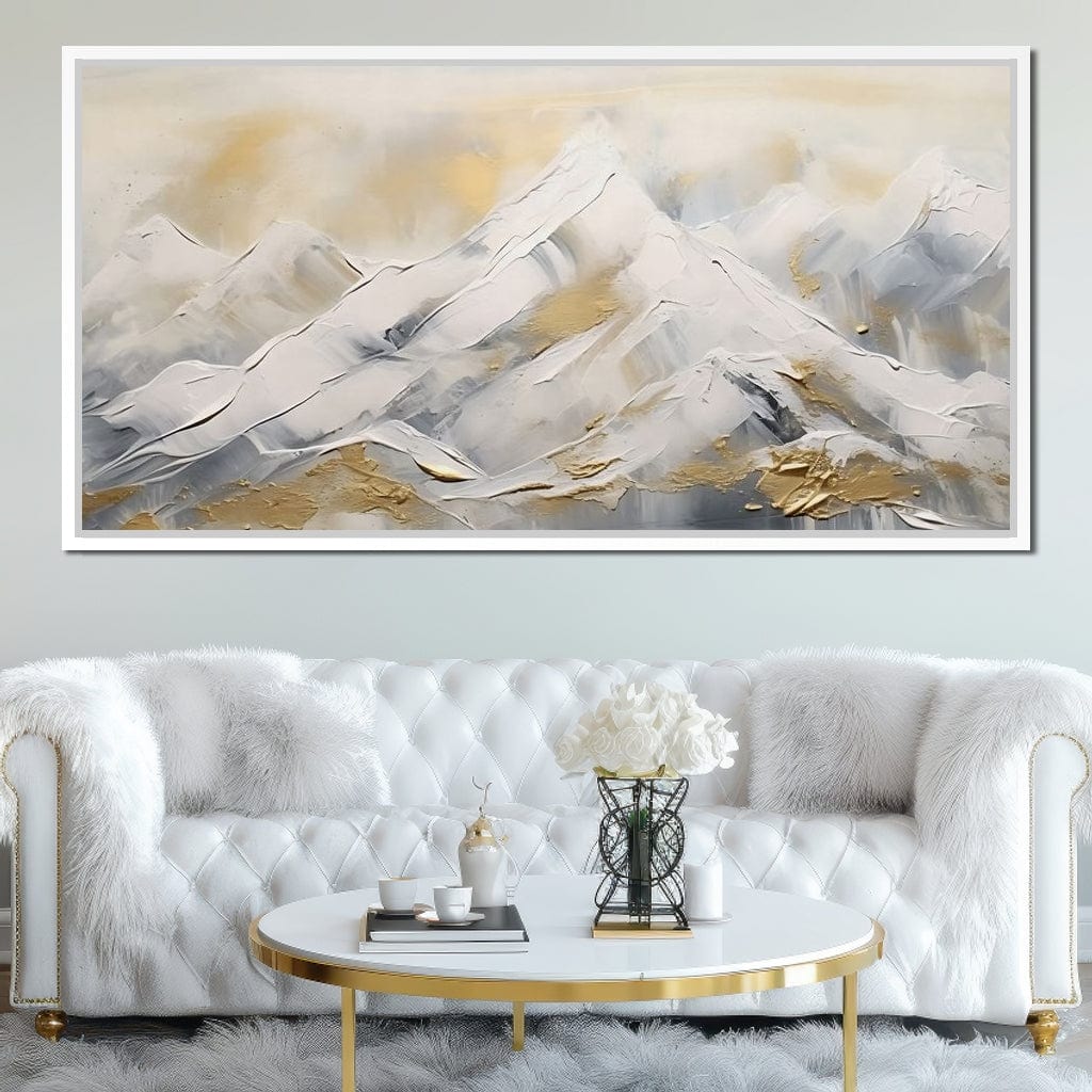 Golden Alpine Snowy Peaks - Image 4