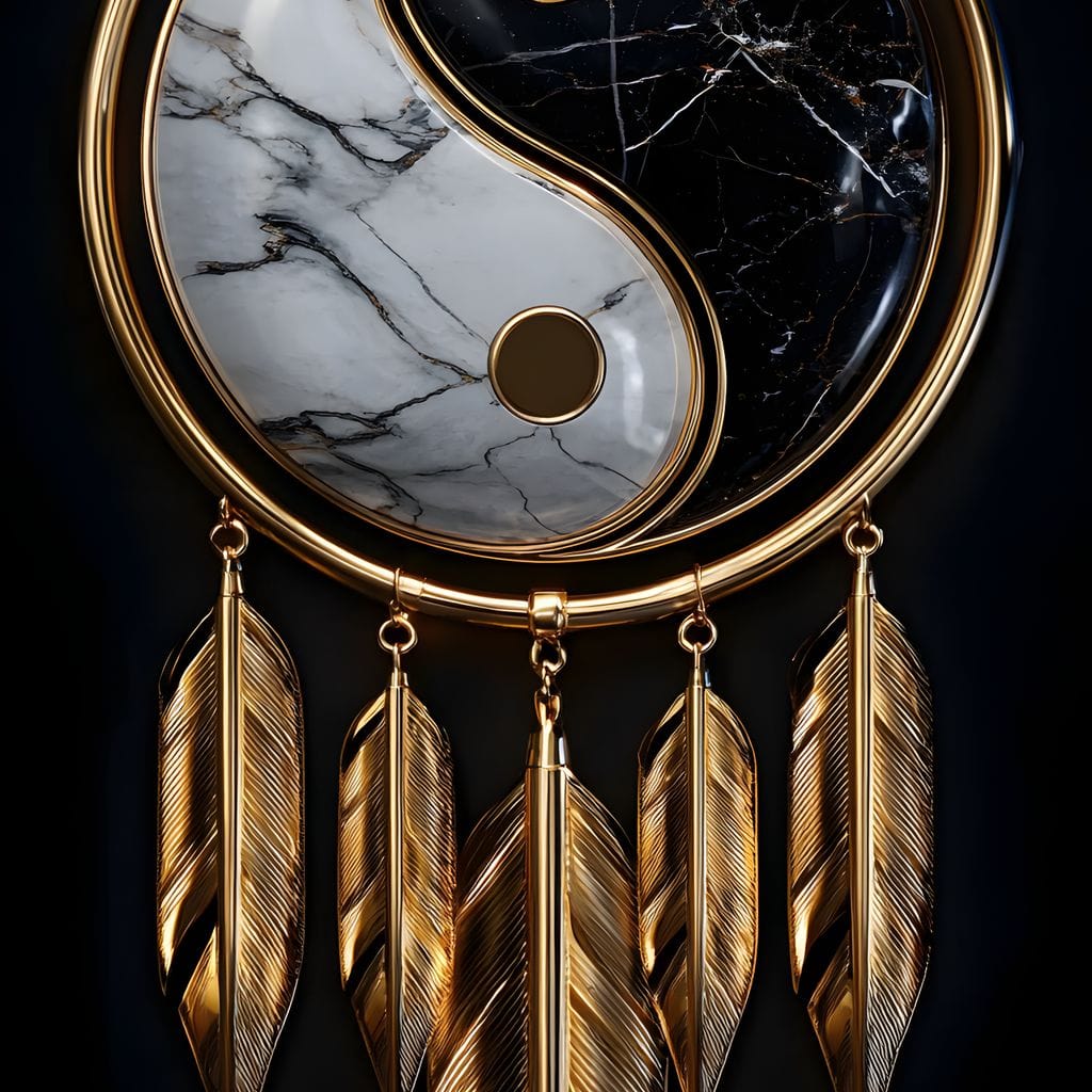 Golden Balance Dreamcatcher Marble - Image 14