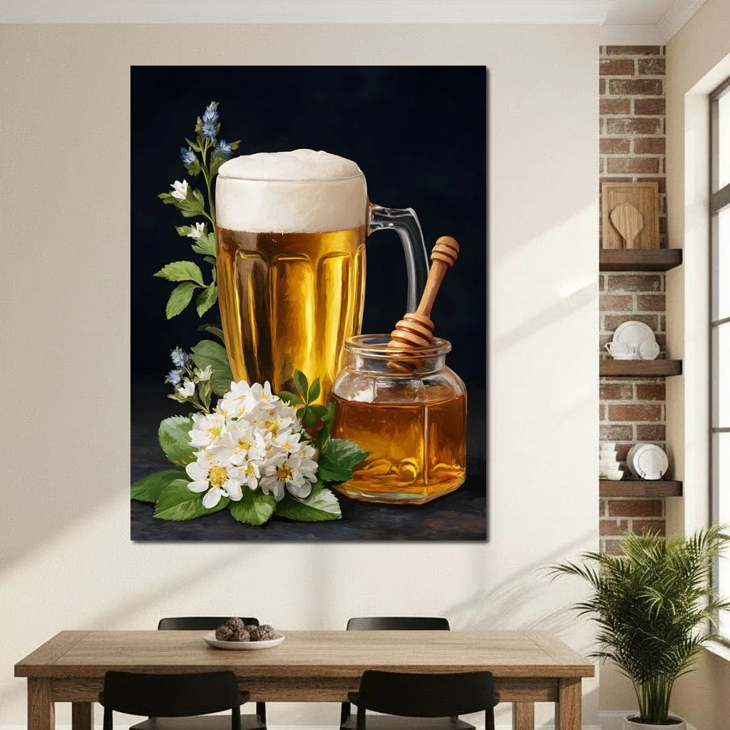 Golden Beer With Honey - Image 6