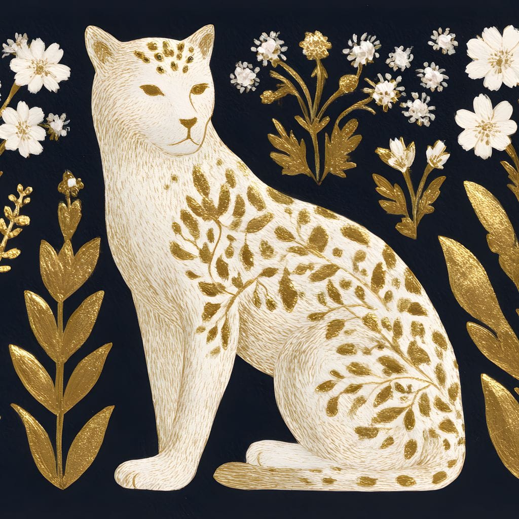 Golden Botanical Leopard Cat - Image 14