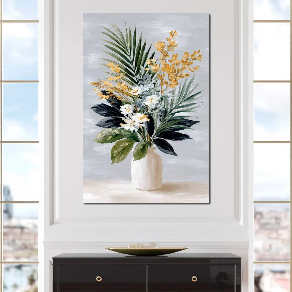 Golden Botanicals Still Life - Image 7