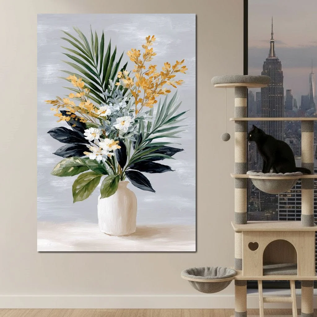 Golden Botanicals Still Life - Image 9