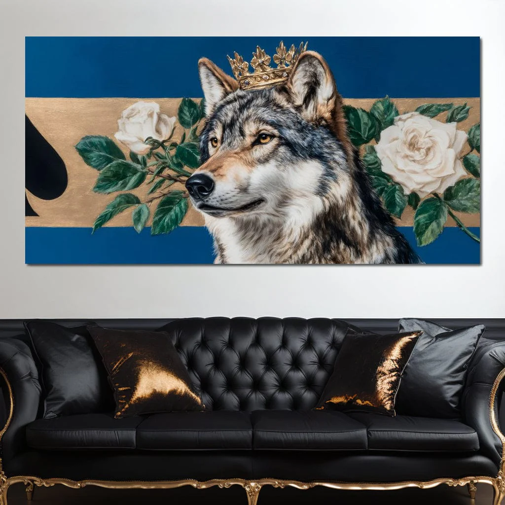 Golden Crowned Wolf Majesty - Image 9