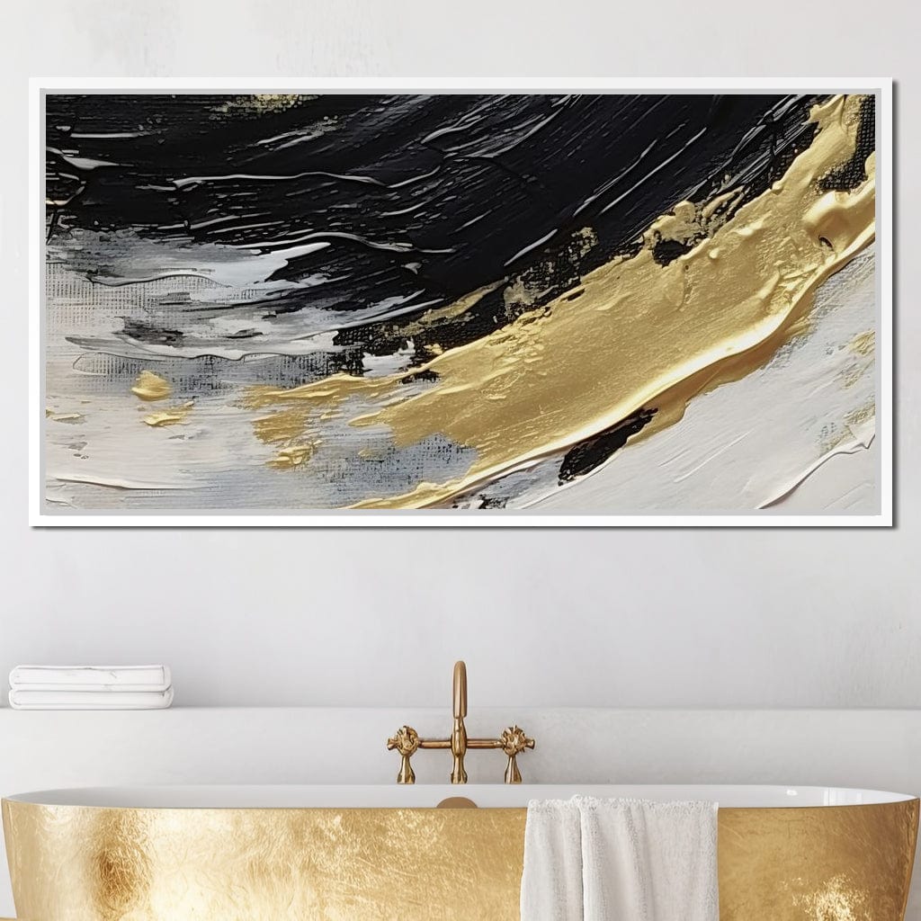 Golden Current Abstract Landscape - Image 12
