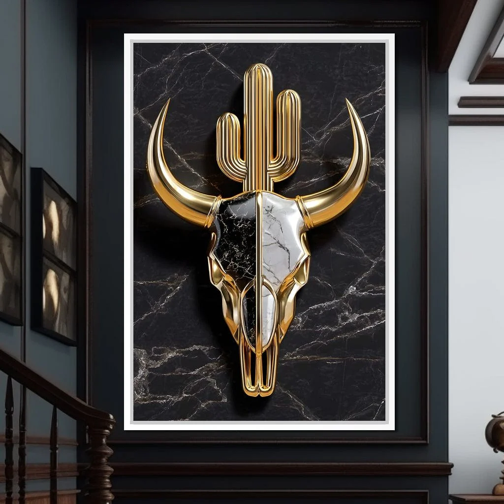 Golden Desert Totem Skull Marble - Image 4