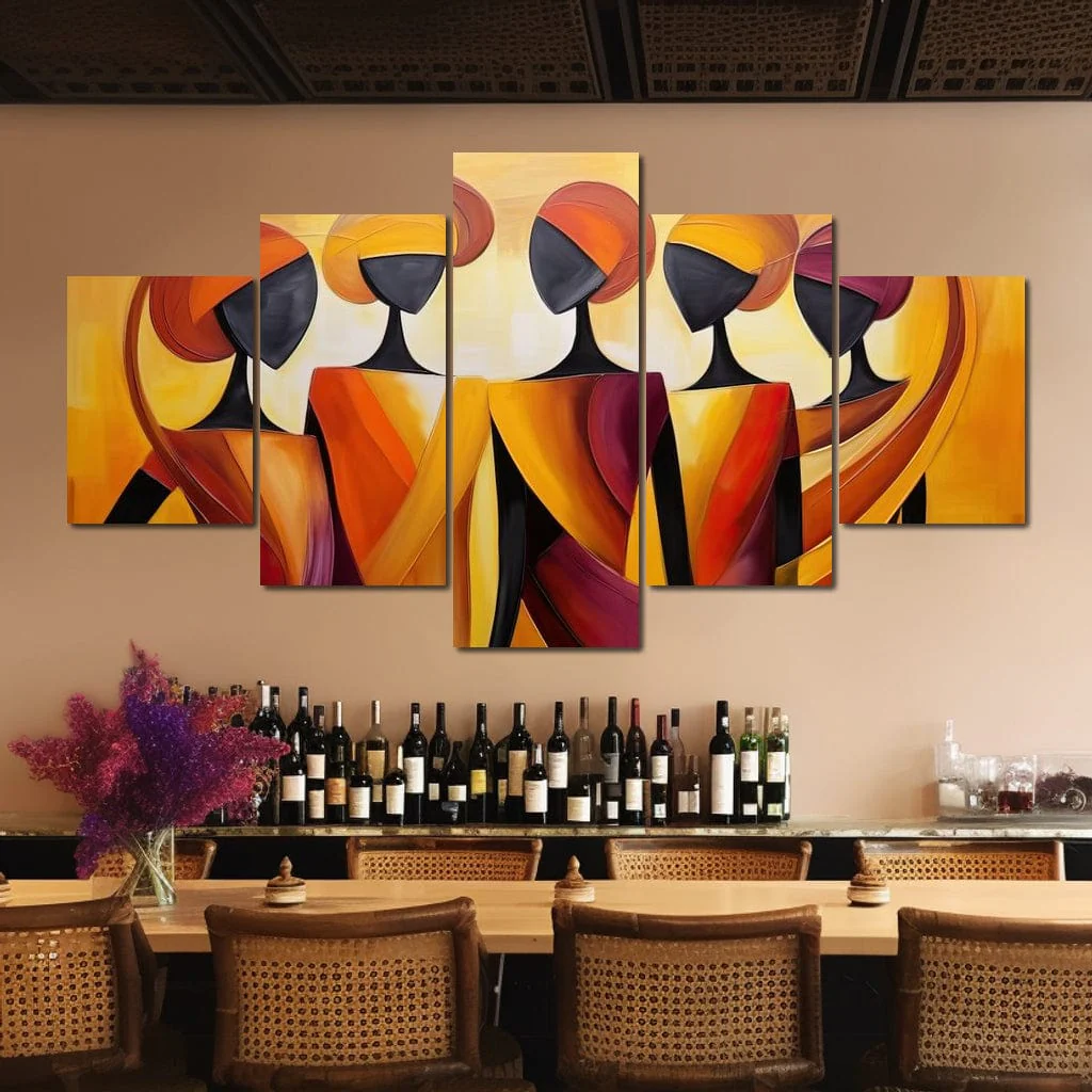 Golden Elegance in Abstract - Image 10