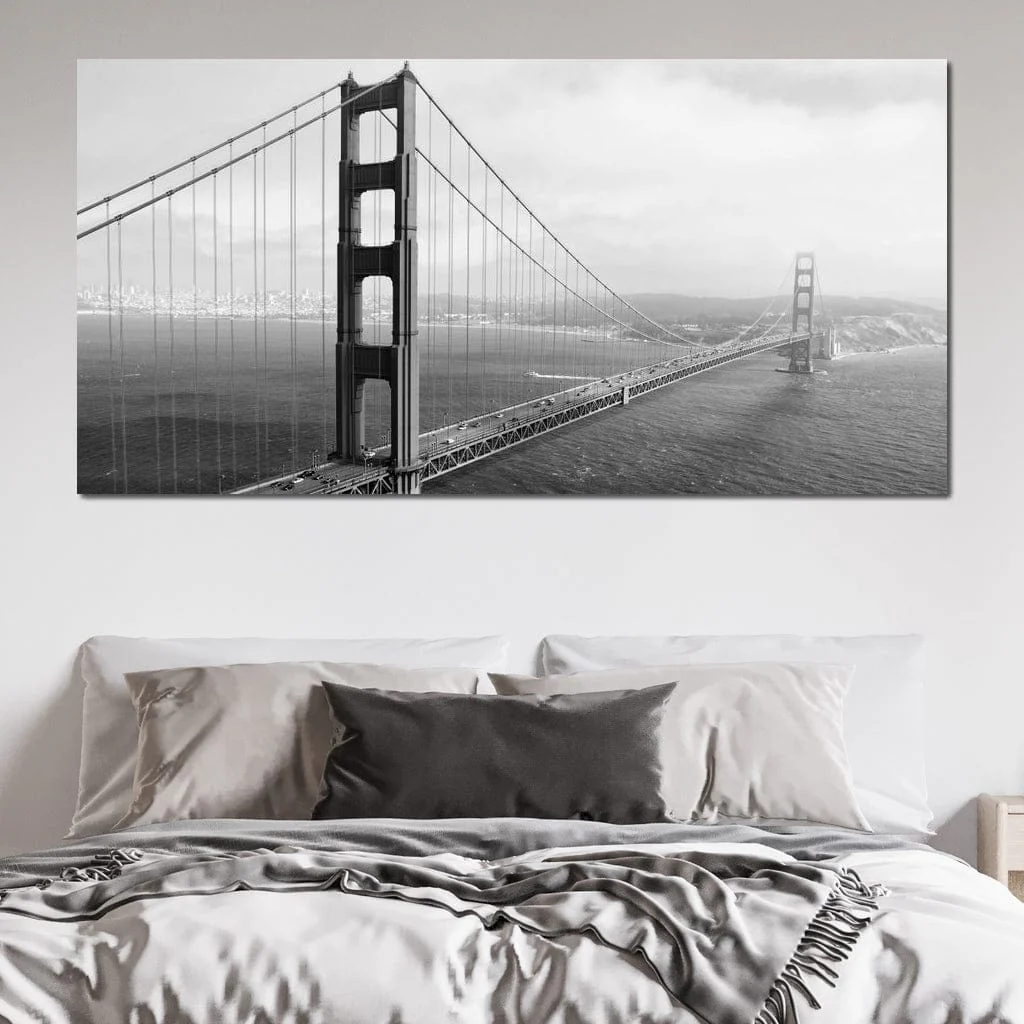 Golden Gate Bridge in Black & White - Image 6