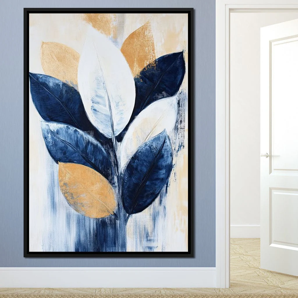 Golden Indigo Leaves - Image 3