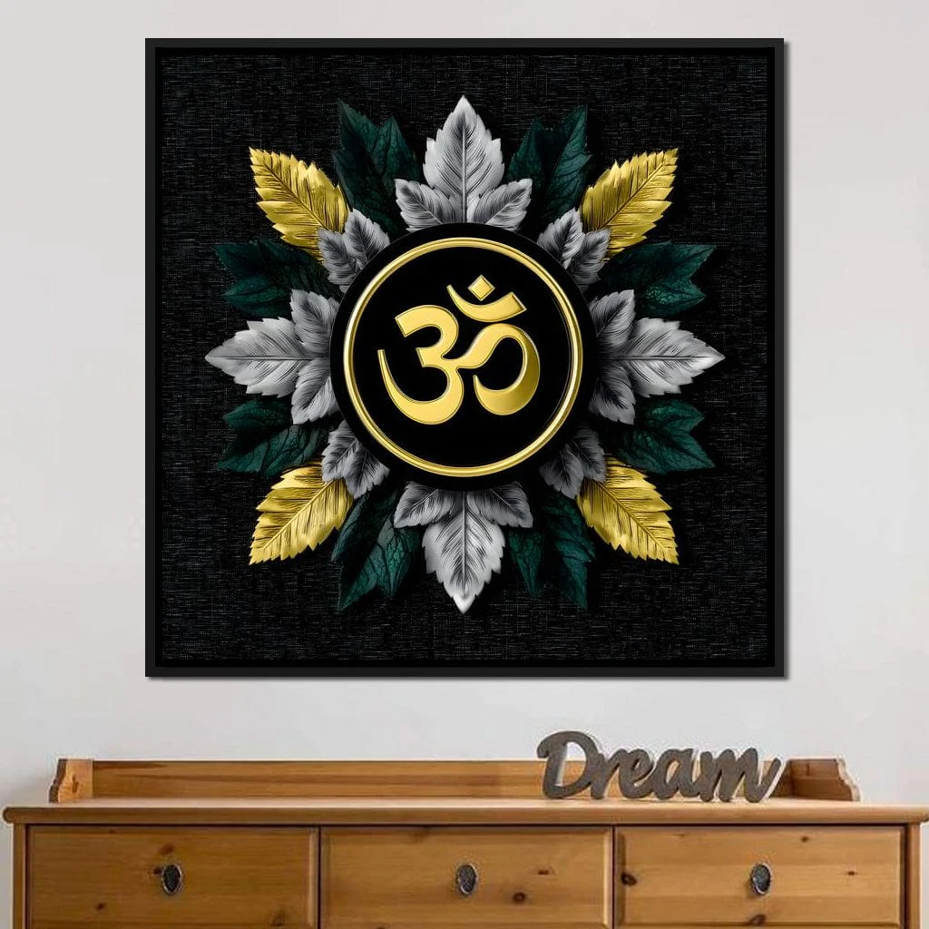 Golden Leaf Mandala Aura