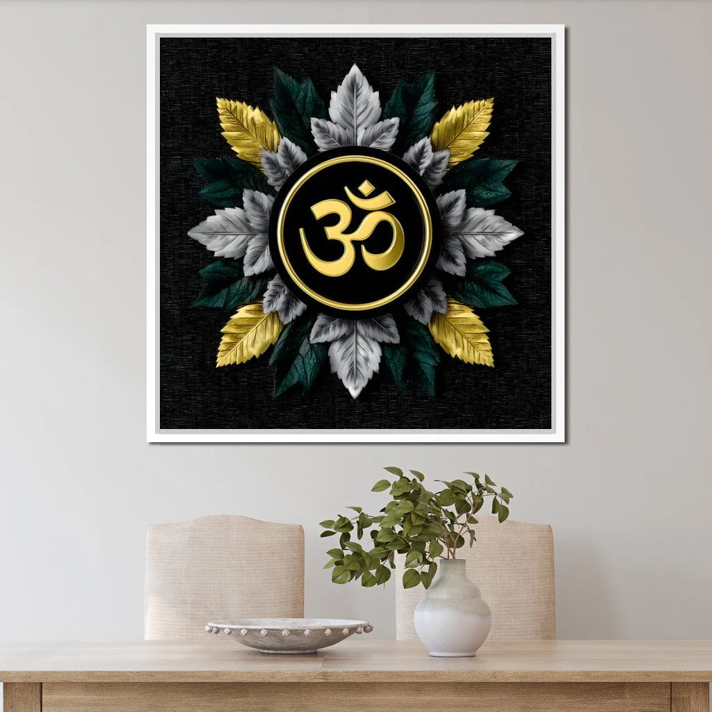 Golden Leaf Mandala Aura - Image 2