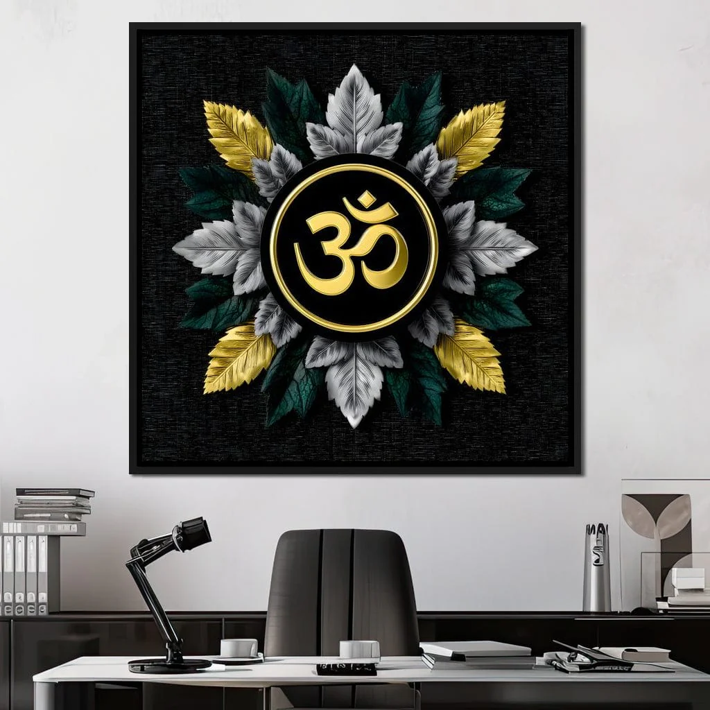 Golden Leaf Mandala Aura - Image 3