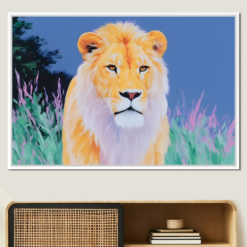 Golden Lion in Wilderness - Image 10