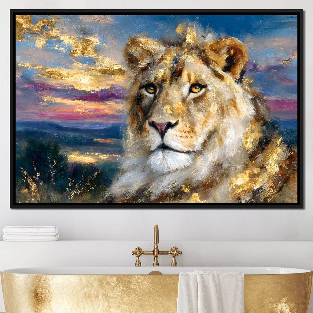 Golden Lioness Sunset Majesty - Image 2