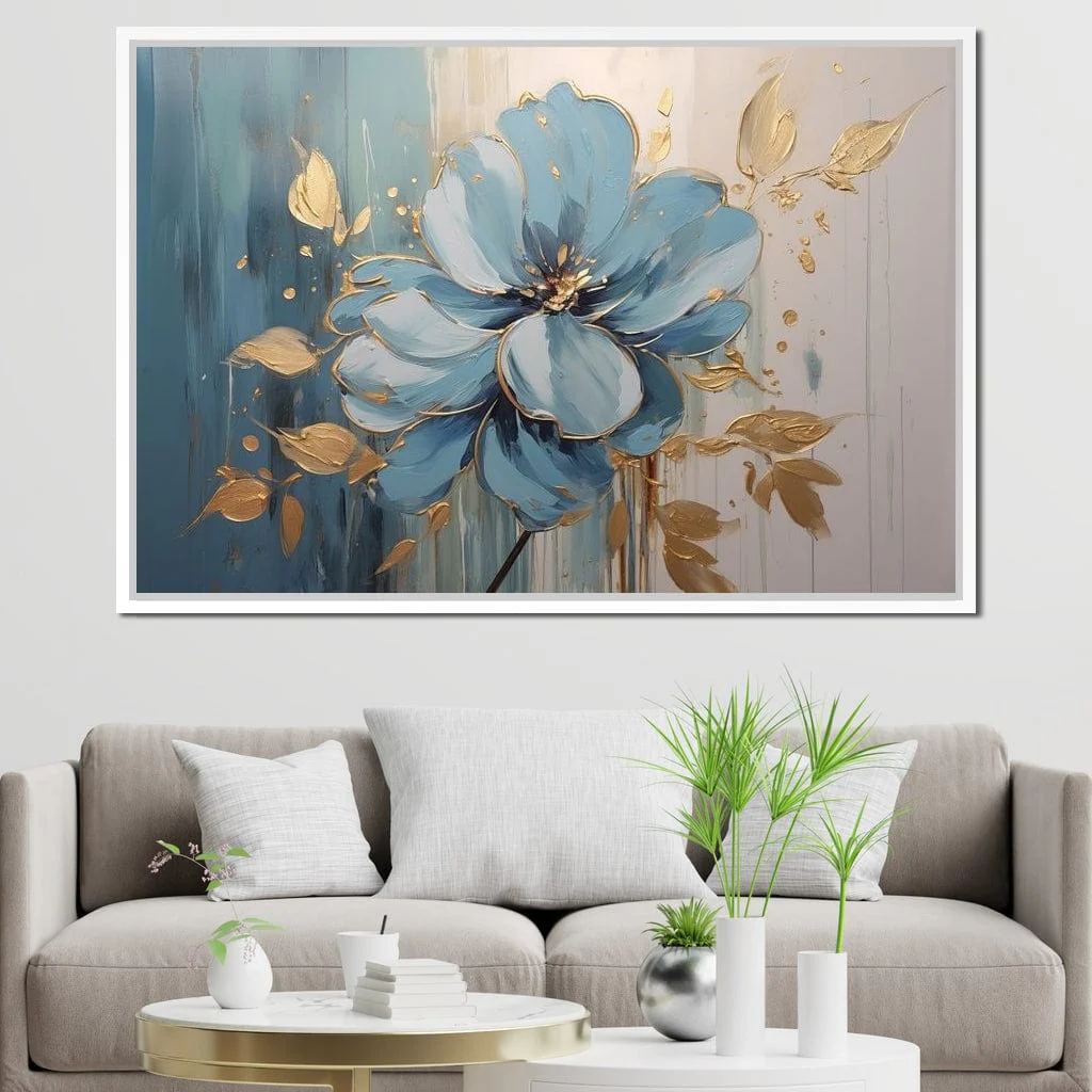 Golden Lotus in Turquoise Bloom - Image 7