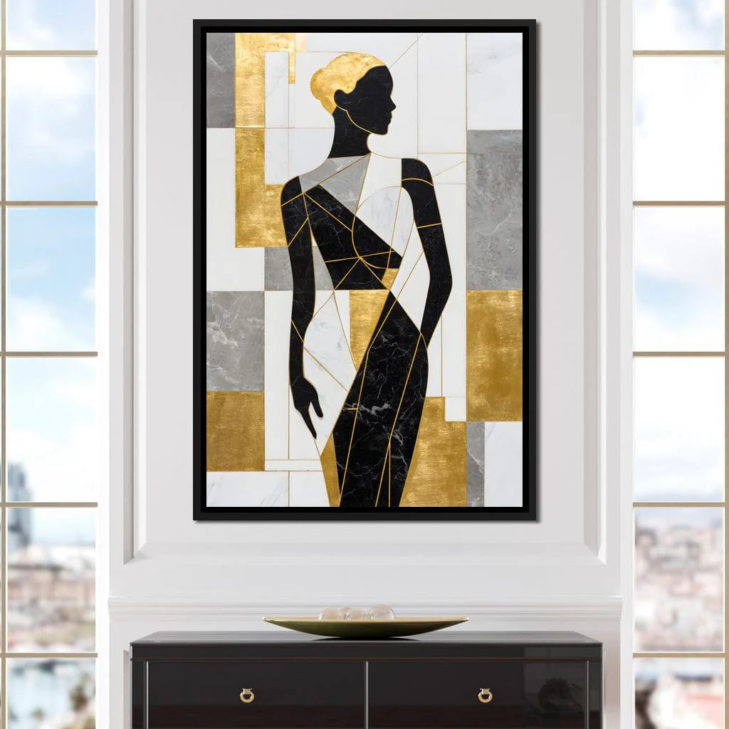 Golden Marble Muse Silhouette - Image 12