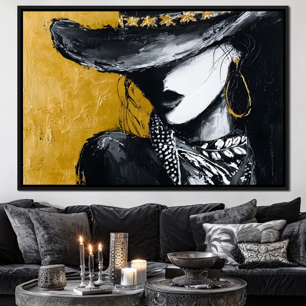 Golden Outlaw Shadow Portrait