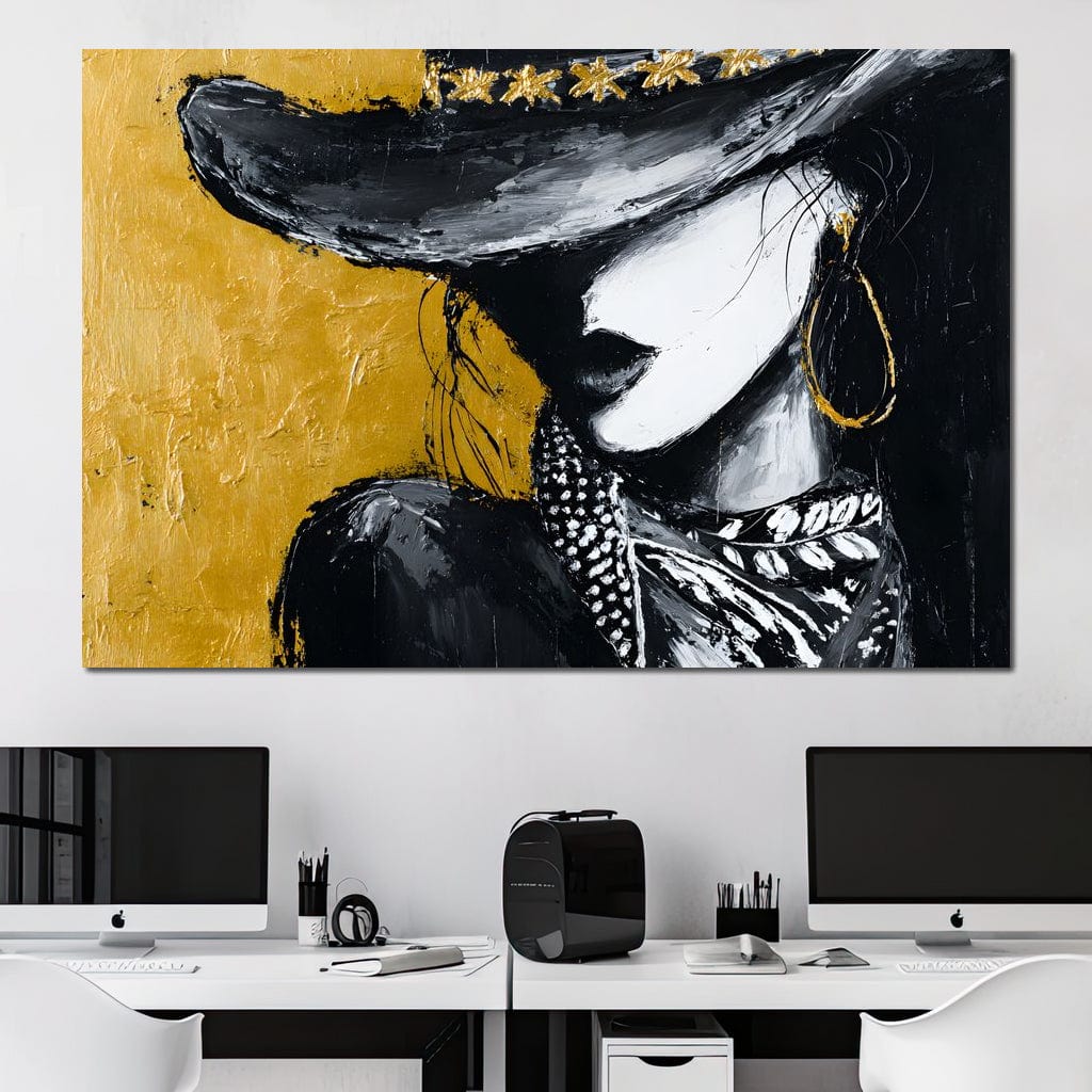 Golden Outlaw Shadow Portrait - Image 6