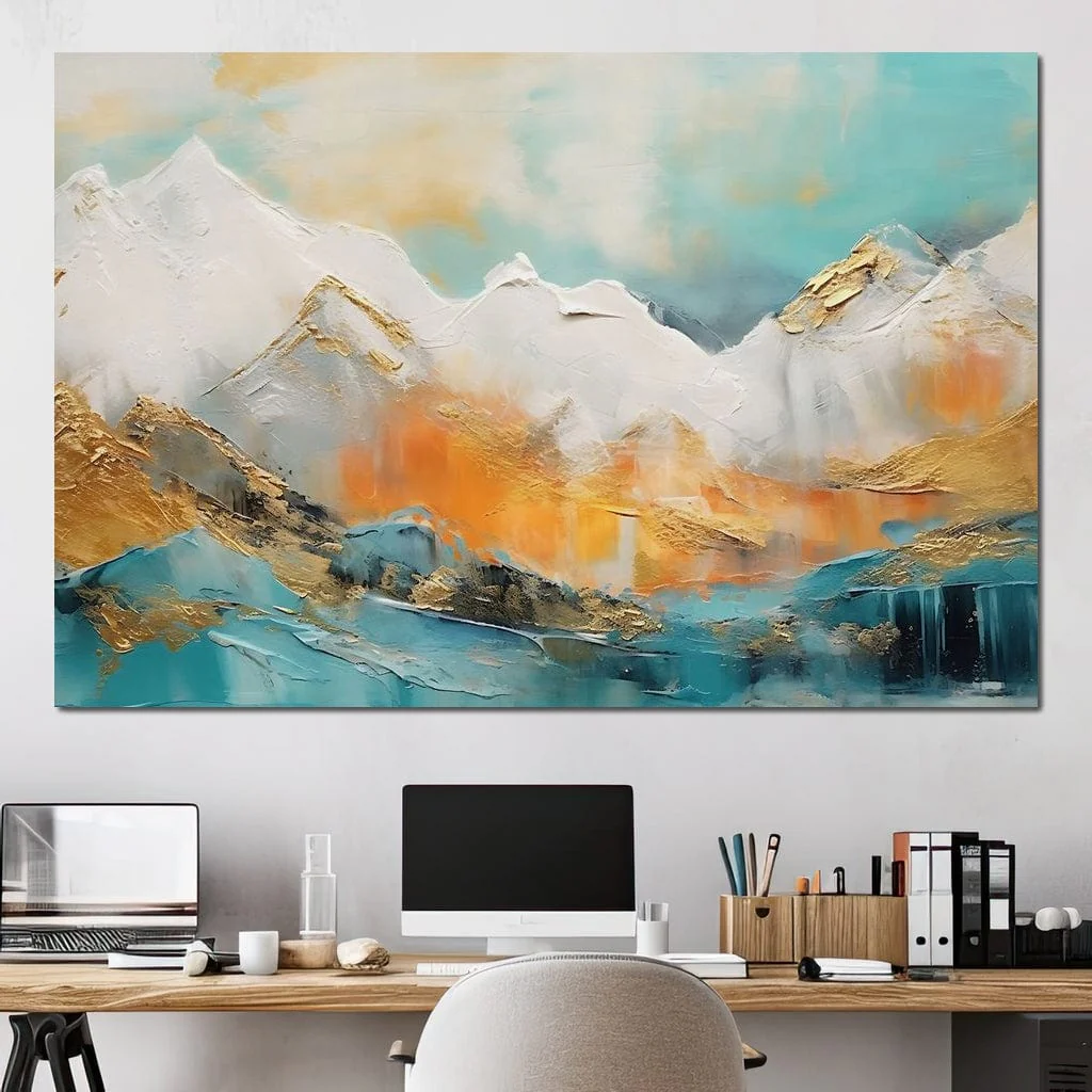 Golden Peaks Dawn Mountain Escape - Image 7