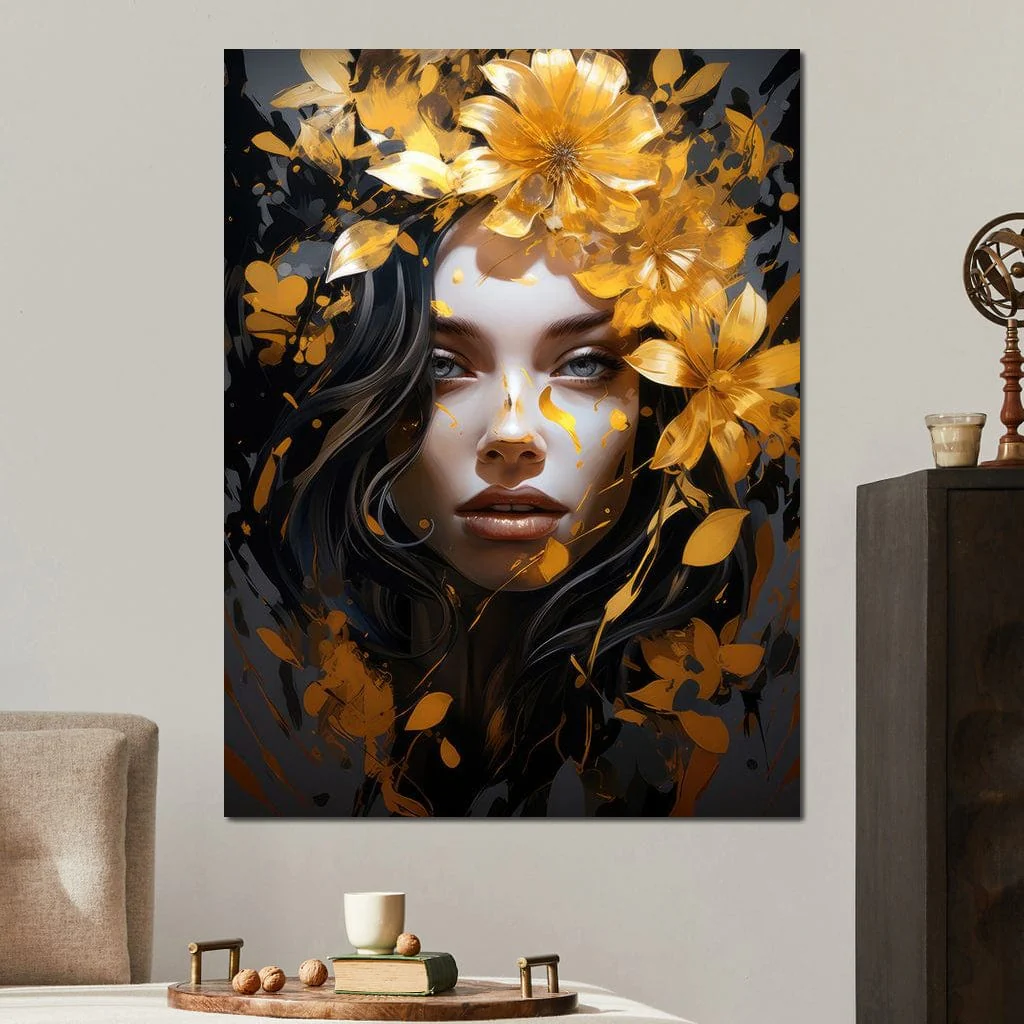 Golden Petal Crown - Image 4