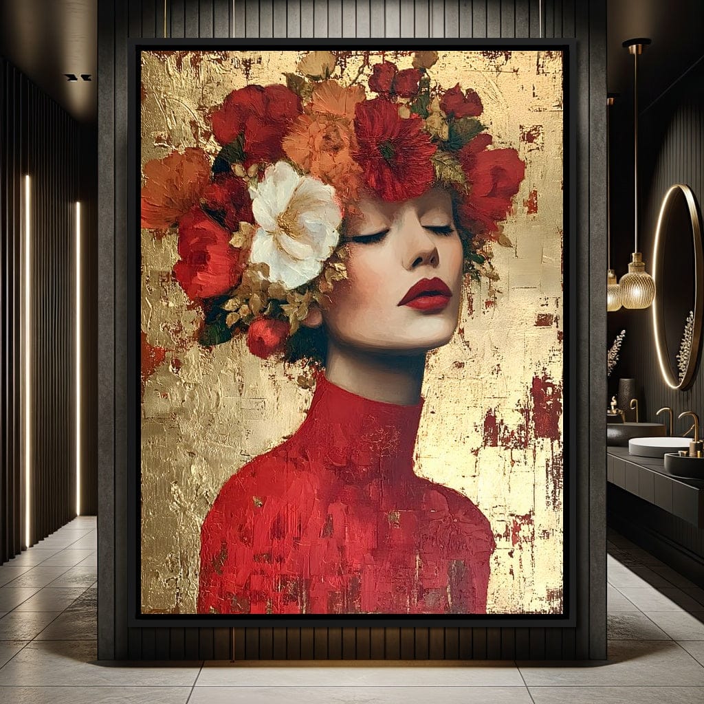 Golden Petal Crowned Reverie