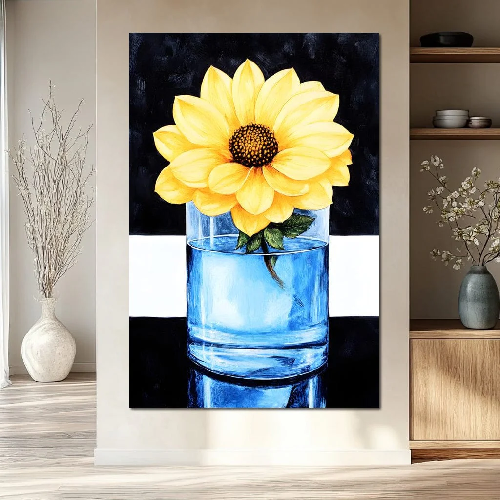 Golden Petal Reflection - Image 8