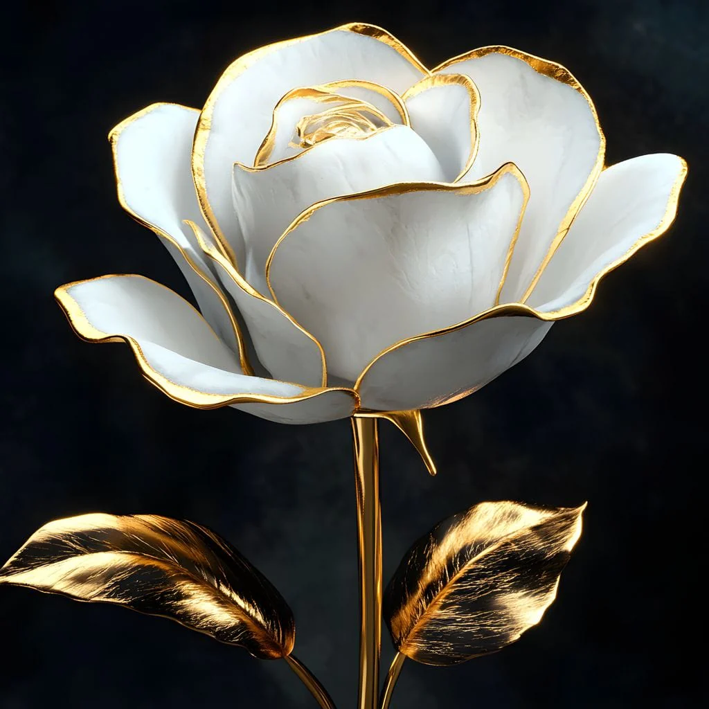 Golden Petals Elegance - Image 13