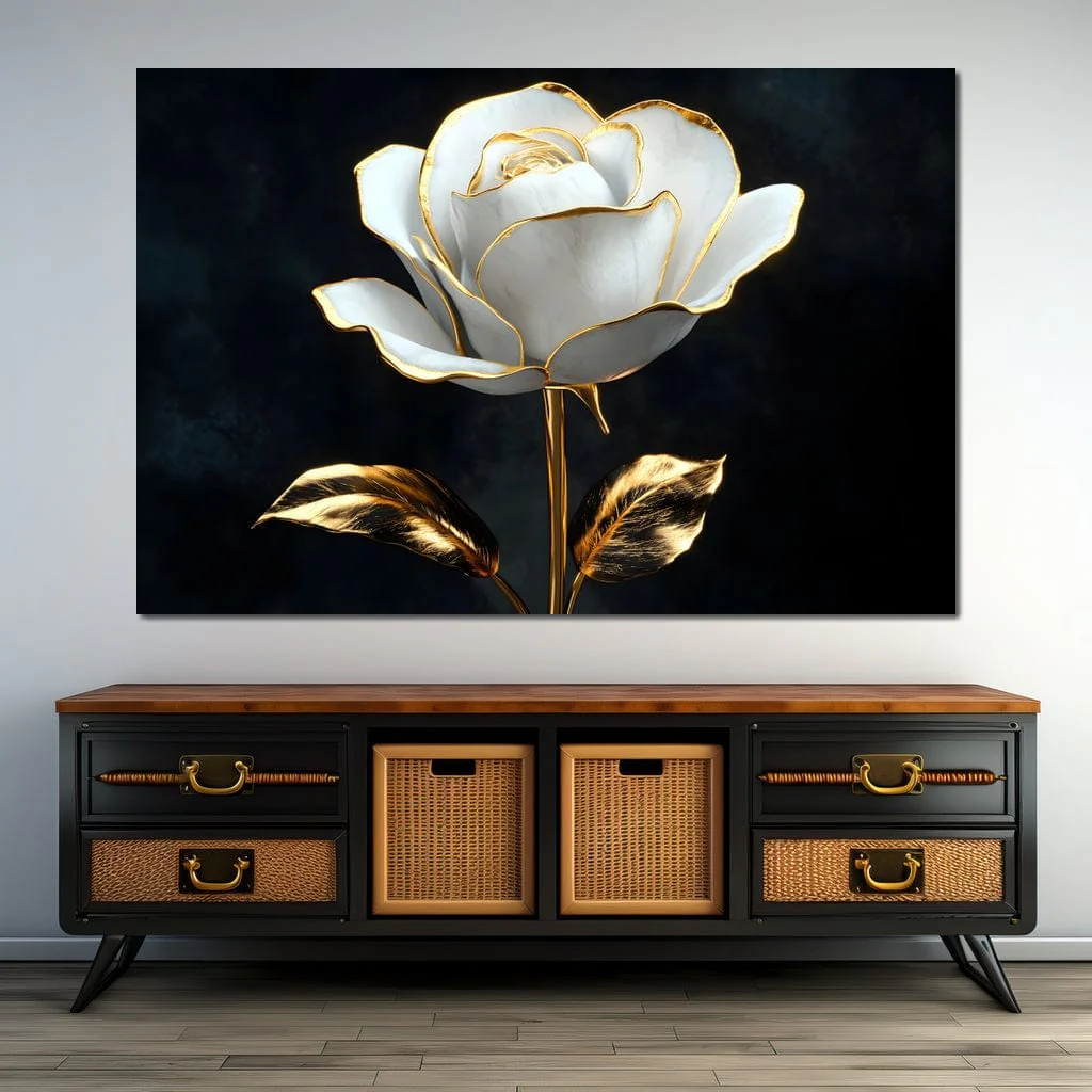 Golden Petals Elegance - Image 5