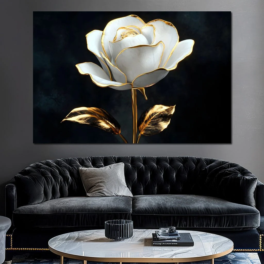 Golden Petals Elegance - Image 6