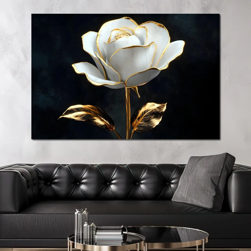 Golden Petals Elegance - Image 7