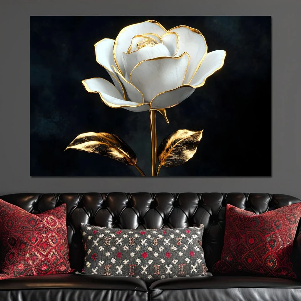 Golden Petals Elegance - Image 8