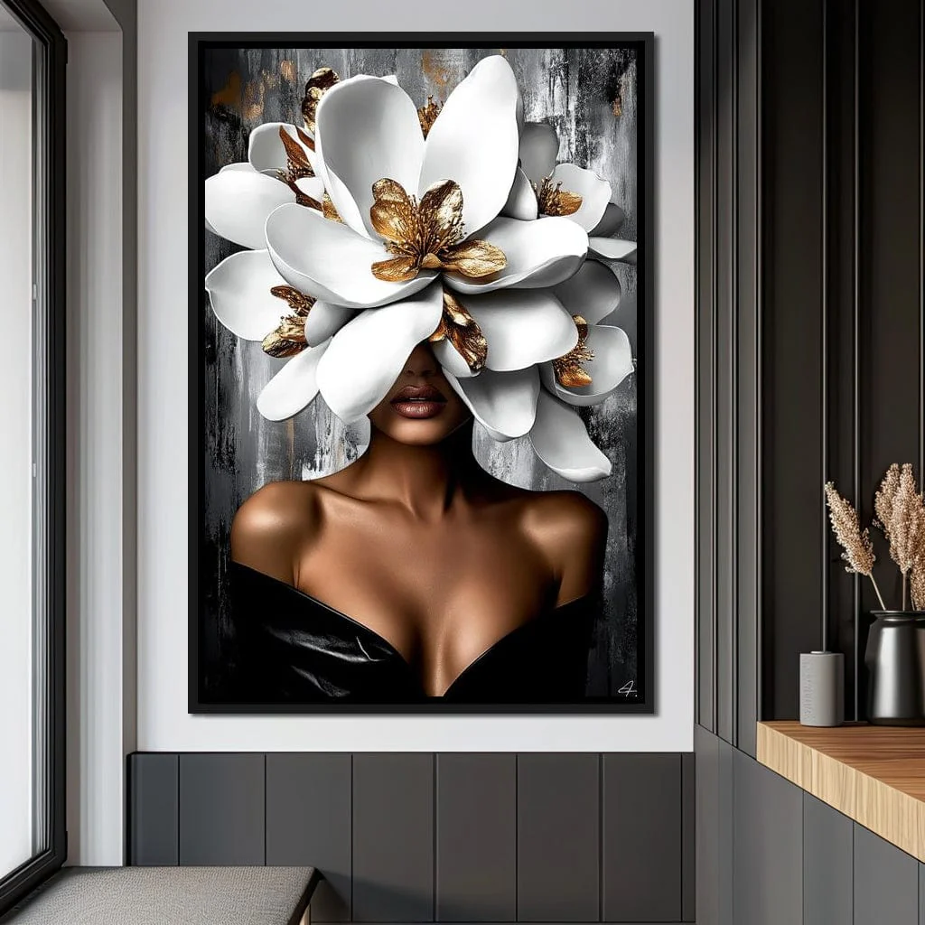 Golden & White Petals Elegance - Cole Williams - Image 11