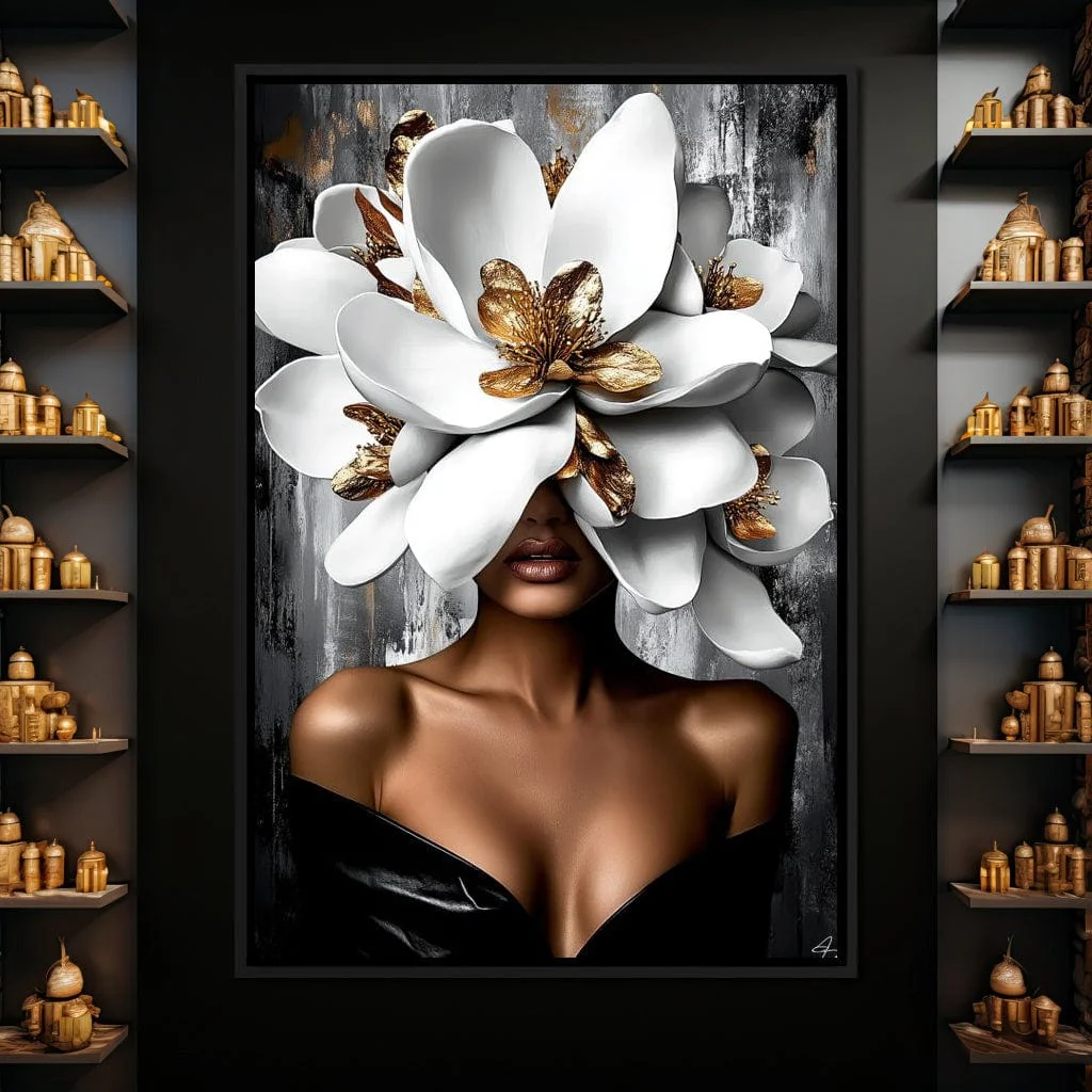 Golden & White Petals Elegance - Cole Williams - Image 12