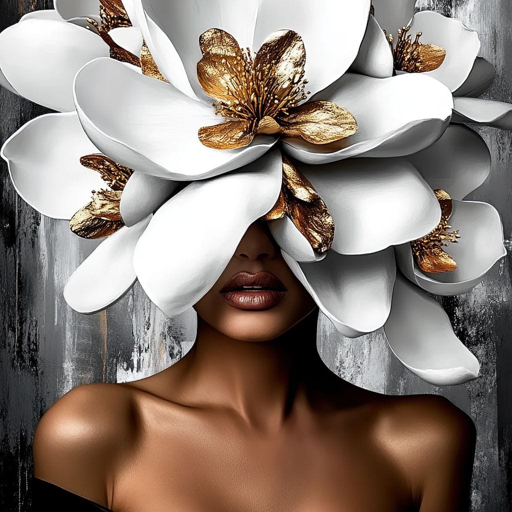 Golden & White Petals Elegance - Cole Williams - Image 13